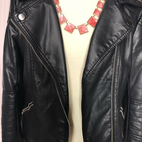 LA hearts Pacsun leather jacket - Picture 2 of 6